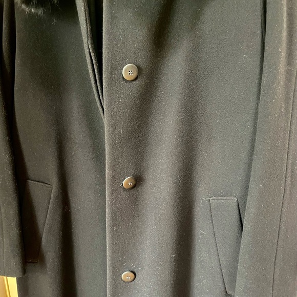 🎉HP🎉~Genuine Fox Fur Collar Soft,Luxurious ,Long Coat by Forecaster of Boston… - Picture 14 of 16